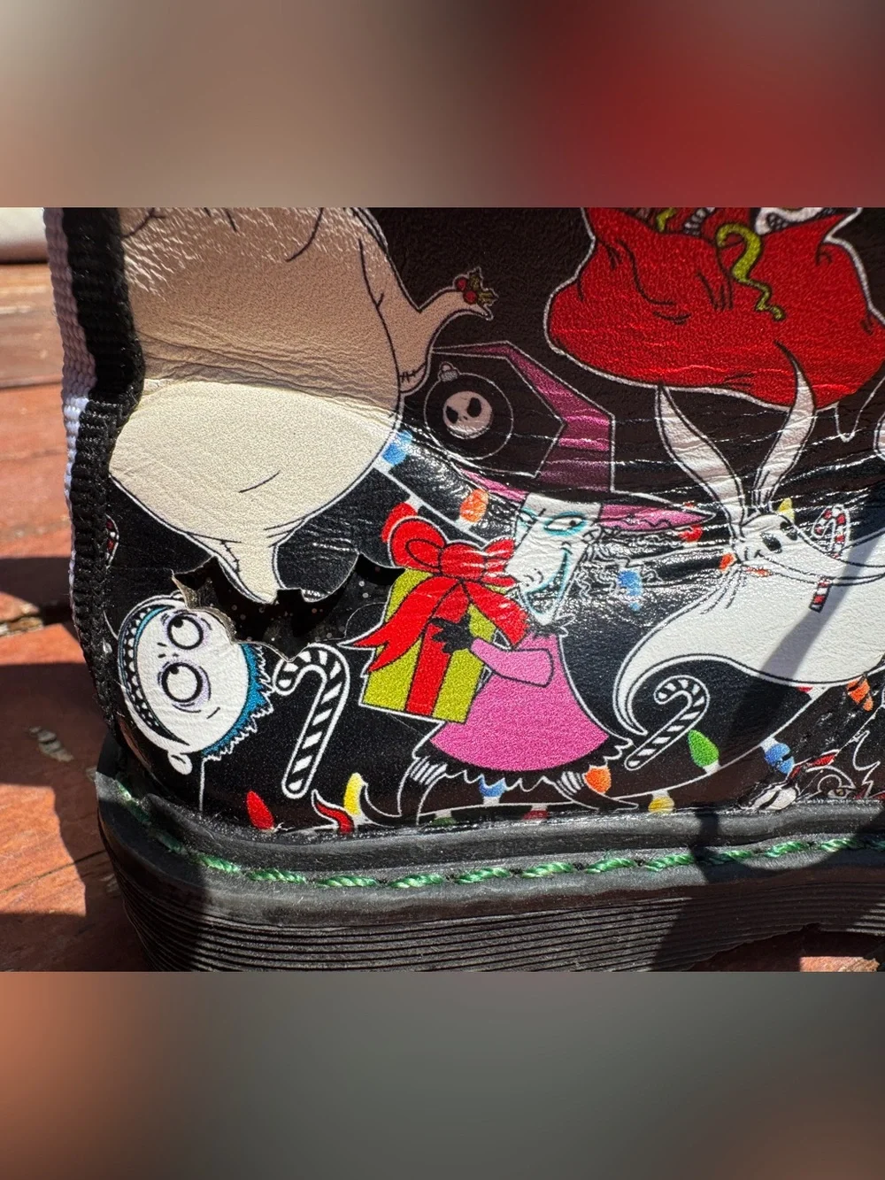 HTF Spellbound Soles Disney The Nightmare Before Christmas Boots kids size 10